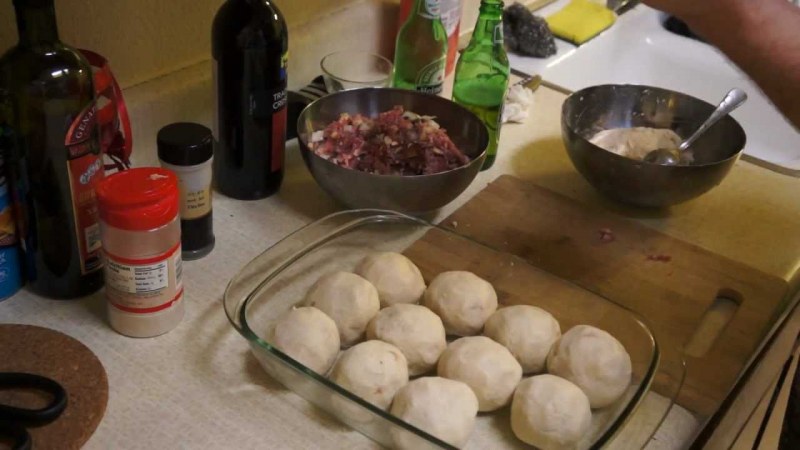 Картофельные клецки с луком