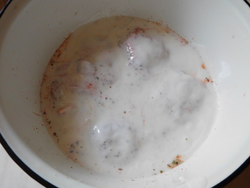 Мясо в молоке