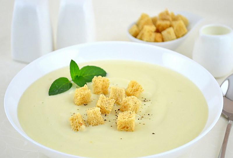 Сырный суп с брокколи