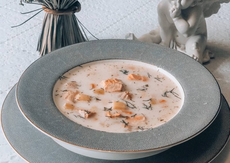 Финская сливочная уха