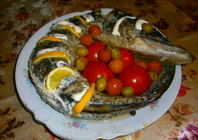 Рыба фаршированная (Судак, щука)