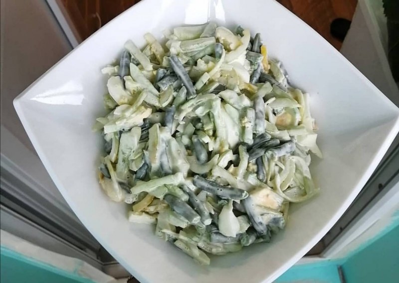 Рецепты салатов из стручковой фасоли замороженной с фото