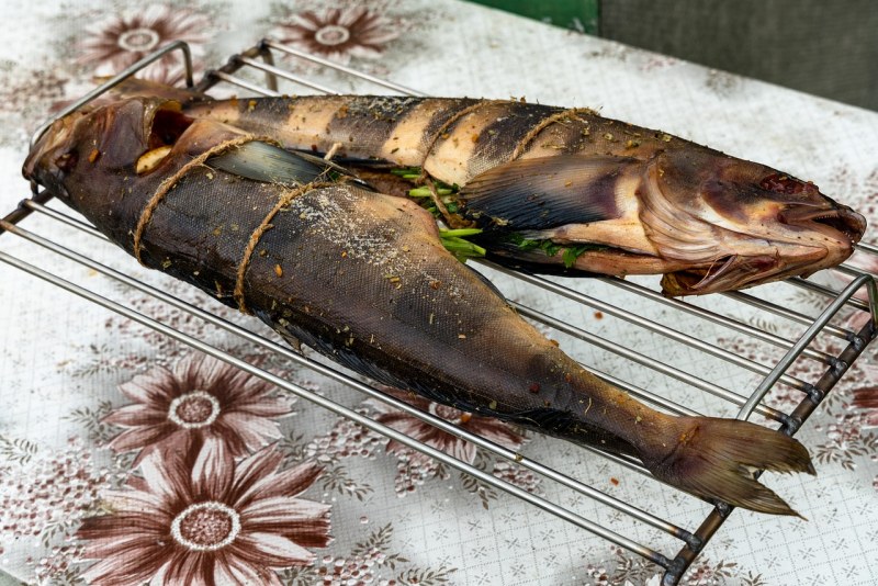 Печеная рыба
