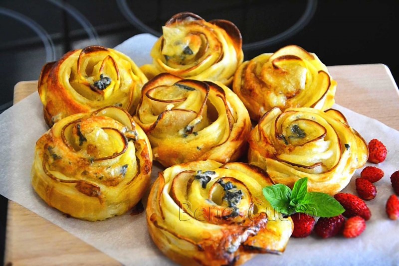 Сахарные булочки розочки