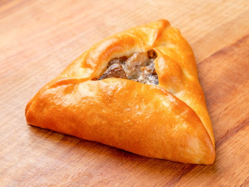 Пирог с картофелем и грибами