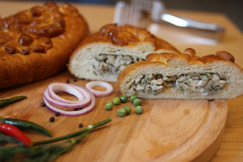 Мясной пирог «Синьор помидор»