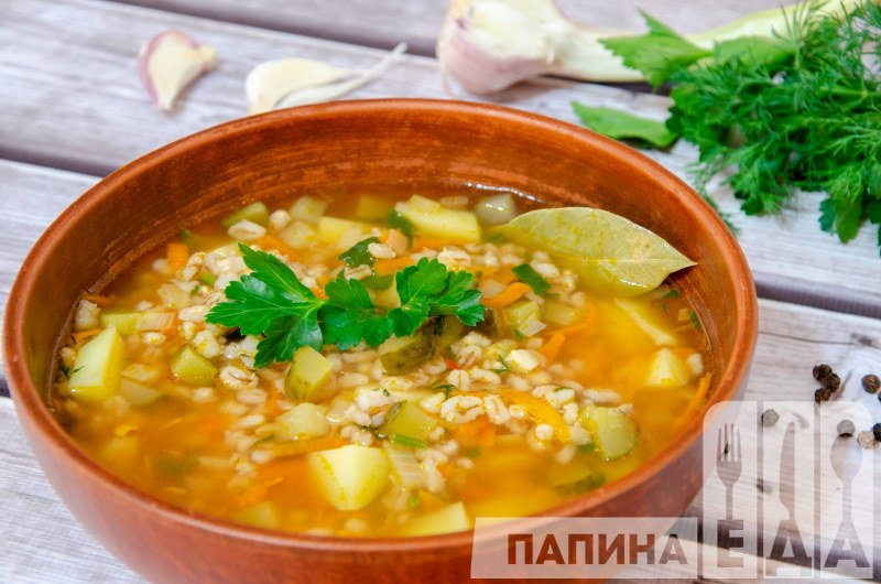 Суп рассольник Кронидов