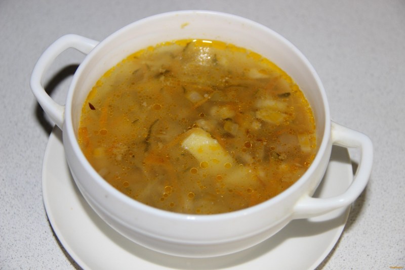 Рассольник с геркулесом