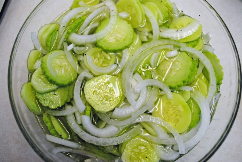 Острая закуска из огурцов
