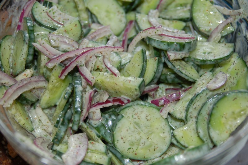 Салат корейский с огурцами