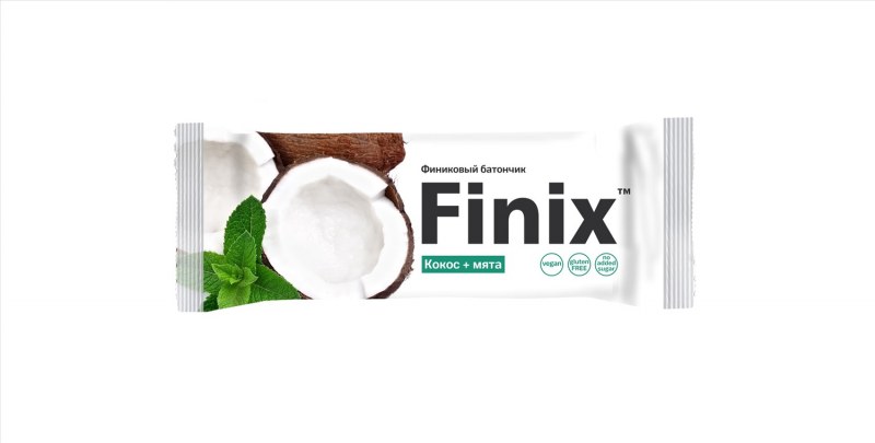 Финиковый батончик "Finix" 30гр* 6 шт(180 г), белое дерево