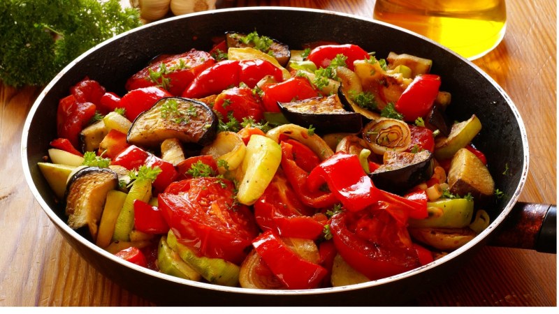 Писто Манчего испанское овощное рагу