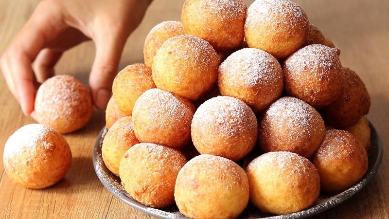 Круглые пончики