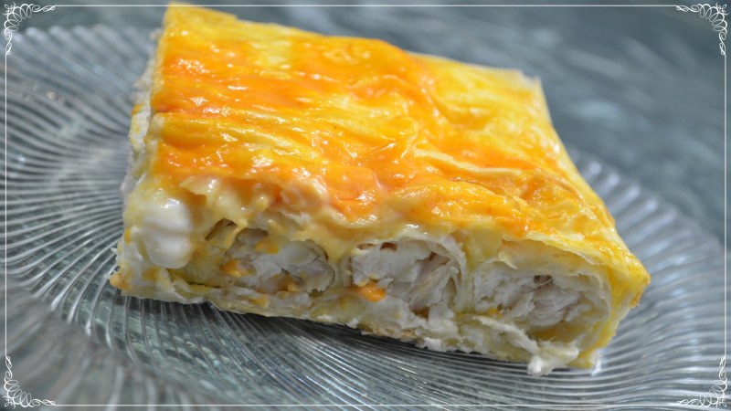 Рулет из лаваша с курицей
