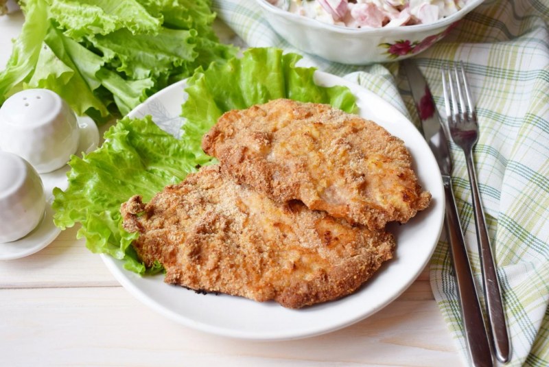 Шницель из куриной грудки