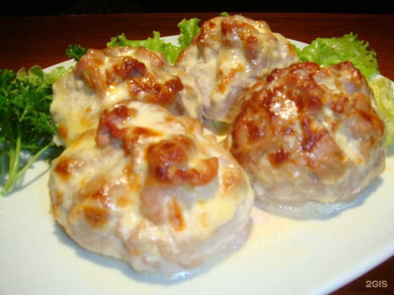 Мясные мешочки с начинкой