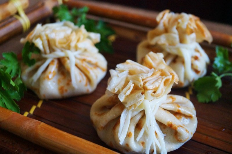 Китайские мешочки с мясом