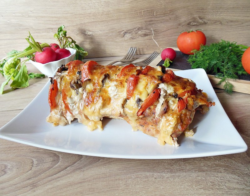 Мясо гармошка
