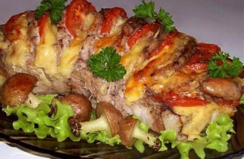 Мясо свинина гармошка