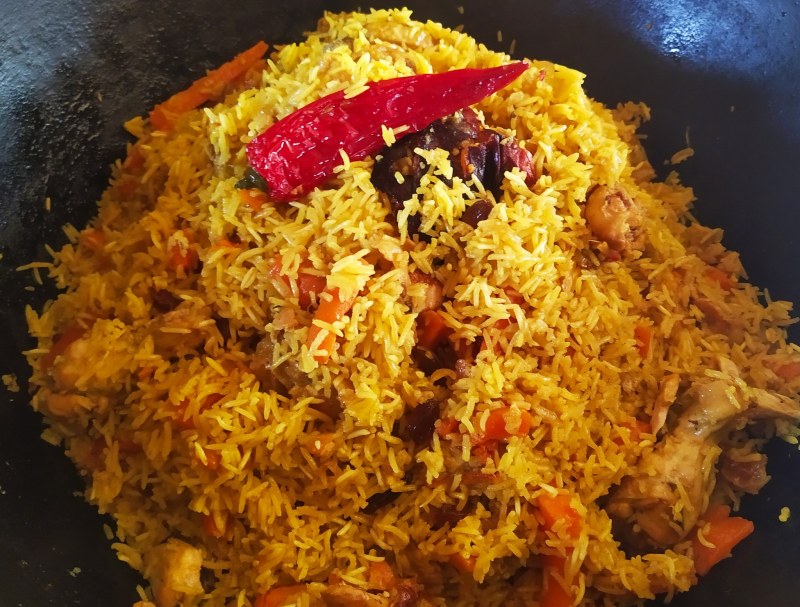 Плов из утиного мяса
