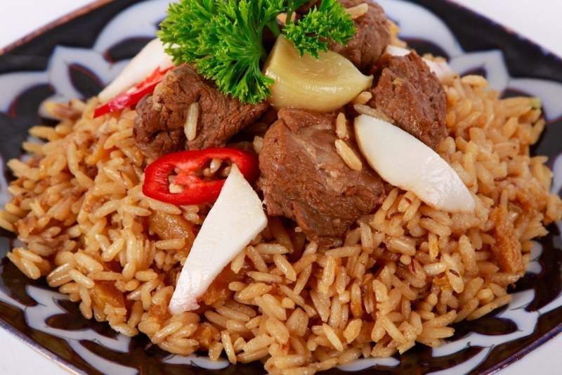 Плов с куриной грудкой