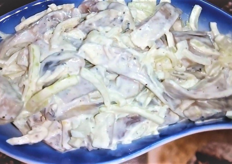 Филе сельди с луком