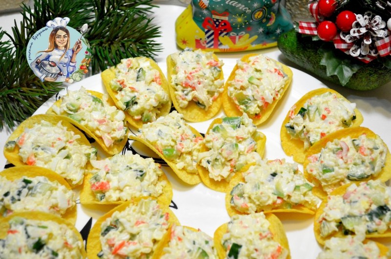 Сырная закуска на чипсах