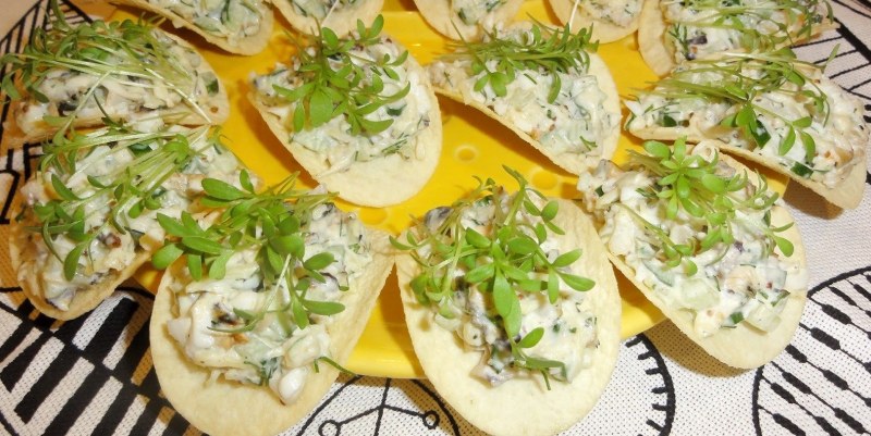 Необычные закуски с креветками