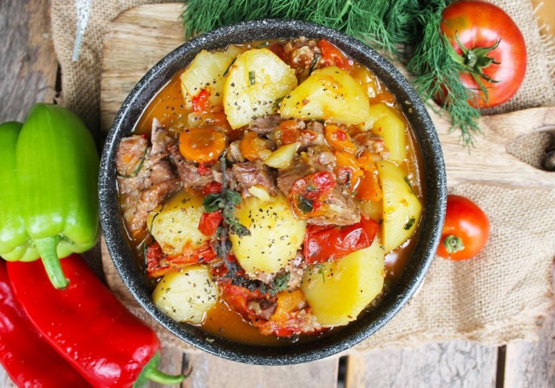 Хашлама из форели по-армянски