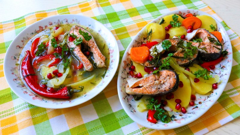Хашлама из форели