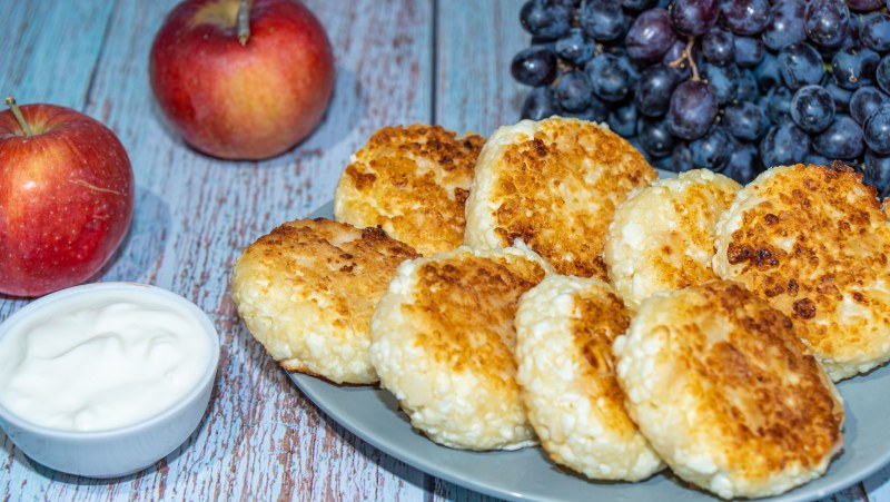 Сырники с изюмом