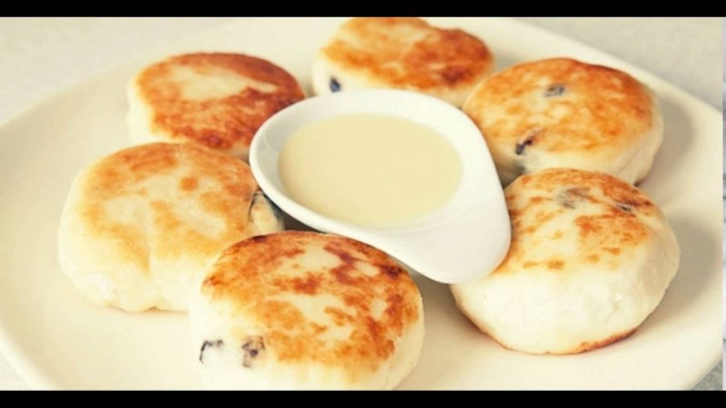 Сырники с изюмом