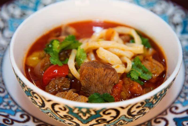 Дунганская кухня лагман