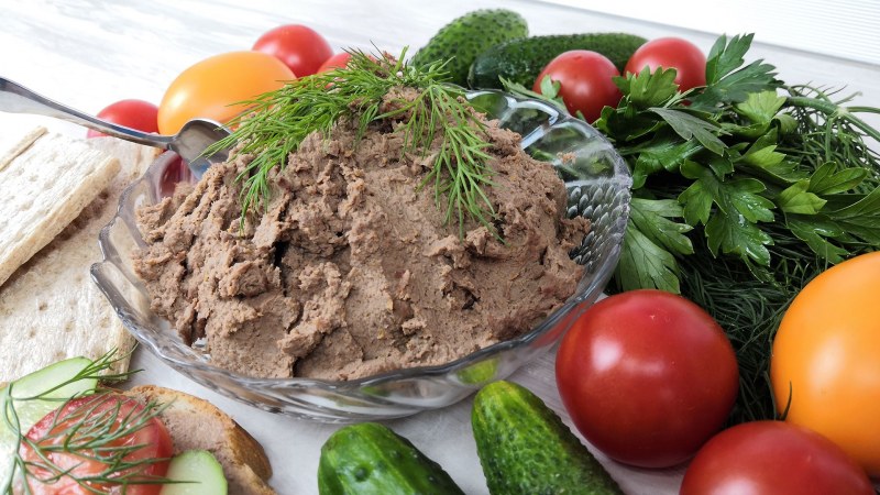 Паштет из куриной печени с морковью