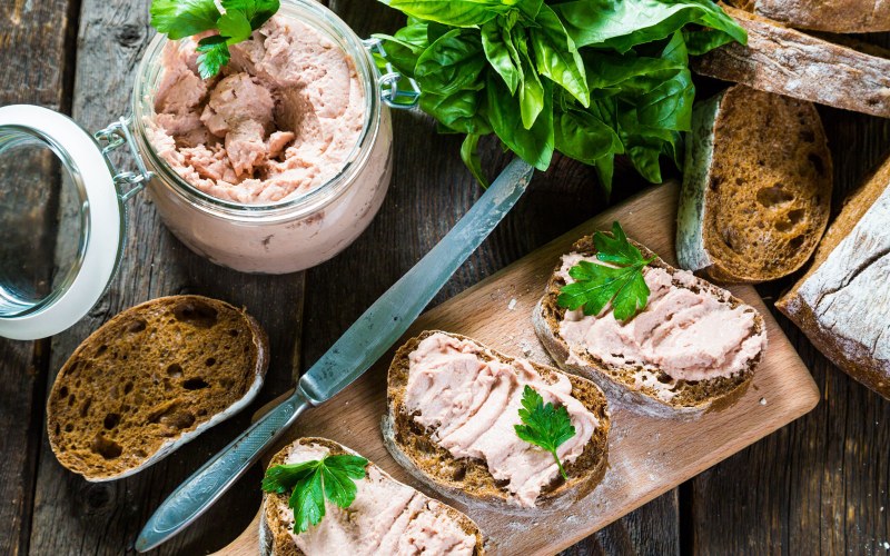 Печёночный паштет из куриной печени