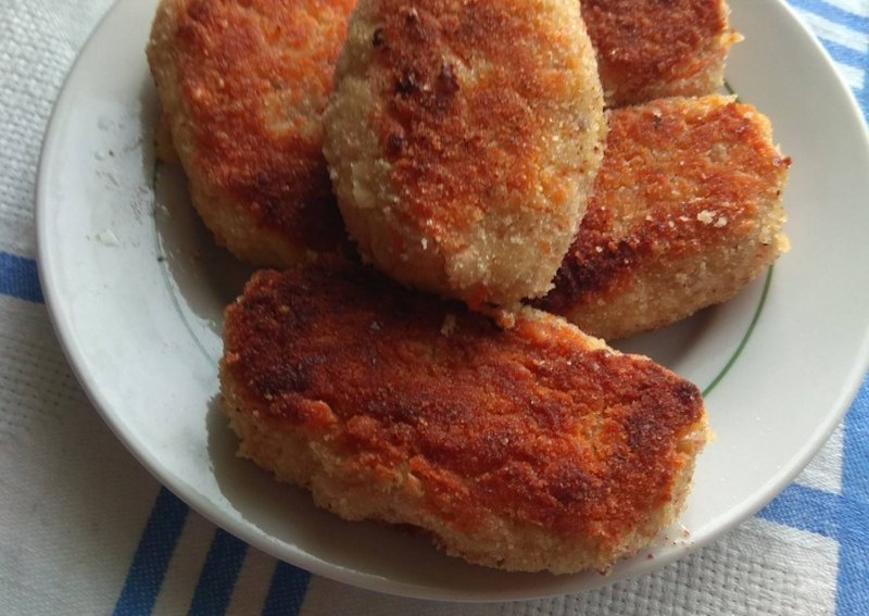Биточки из манной каши