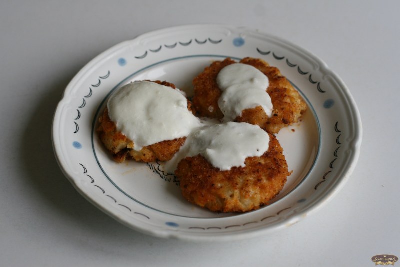 Биточки из рисовой каши