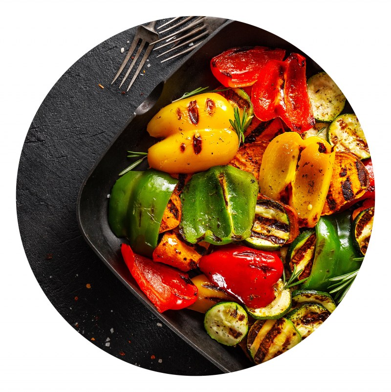 Овощной Рататуй с куриной грудкой