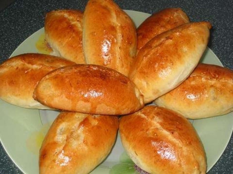Пирожки с картошкой на сковороде