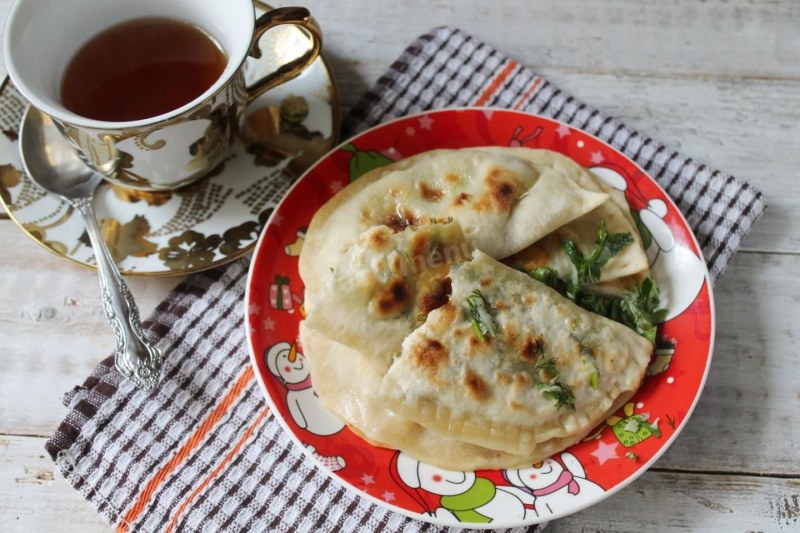 Азербайджанские лепешки кутабы