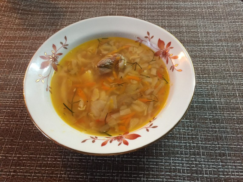 Суп с квашеной капустой