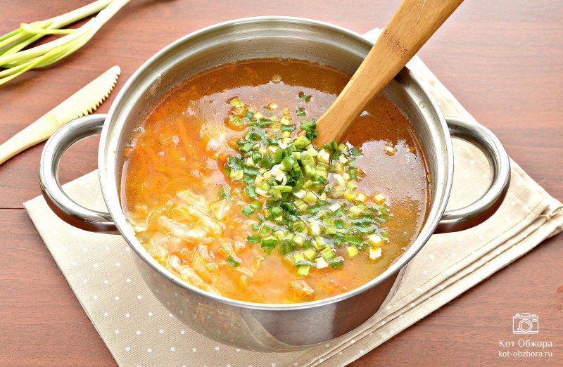 Щи из квашеной капусты с грибами