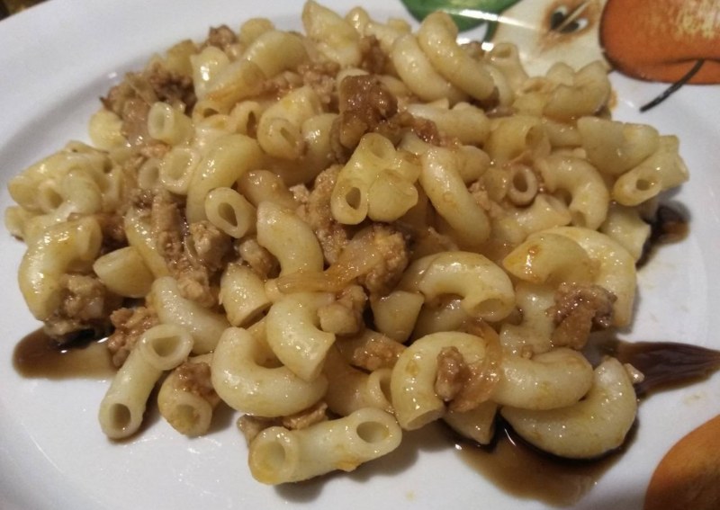 Макароны по-флотски с фаршем