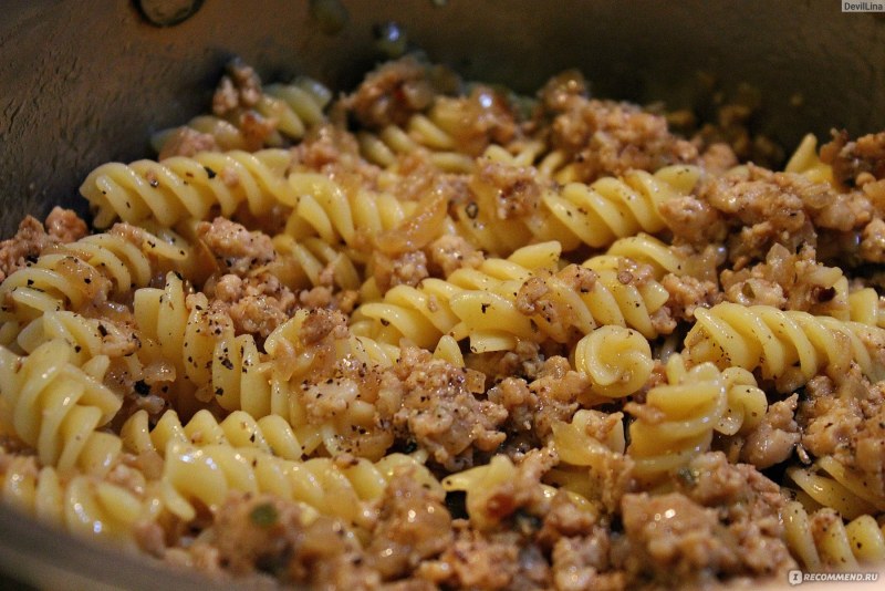 Макароны по флотски в казане
