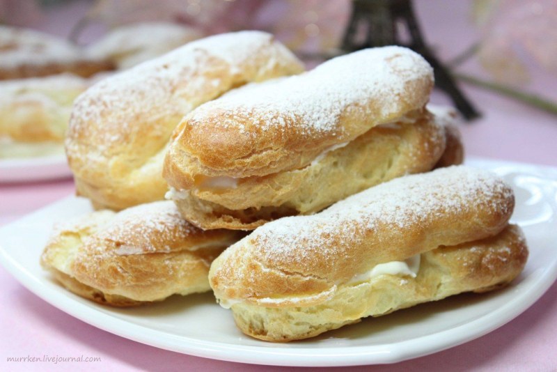 Профитроли со сгущенкой
