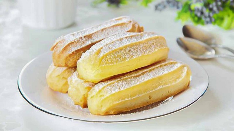 Эклеры с заварным кремом