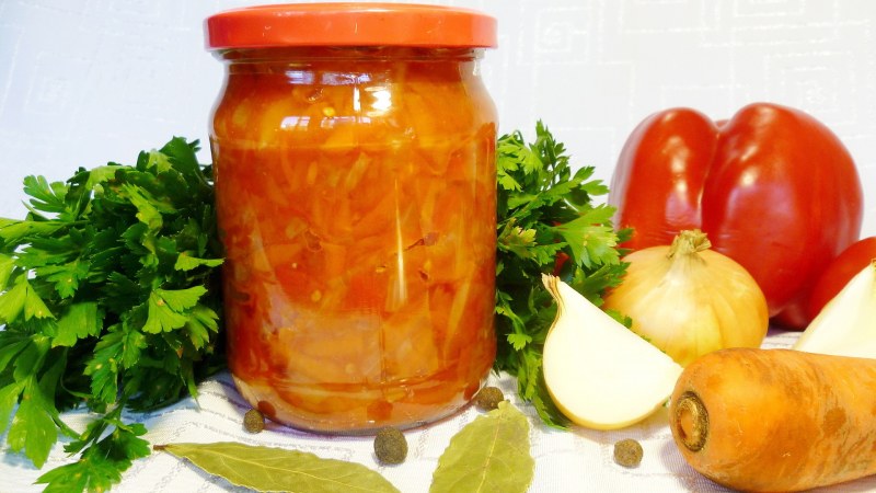 Лечо сморковью илуком