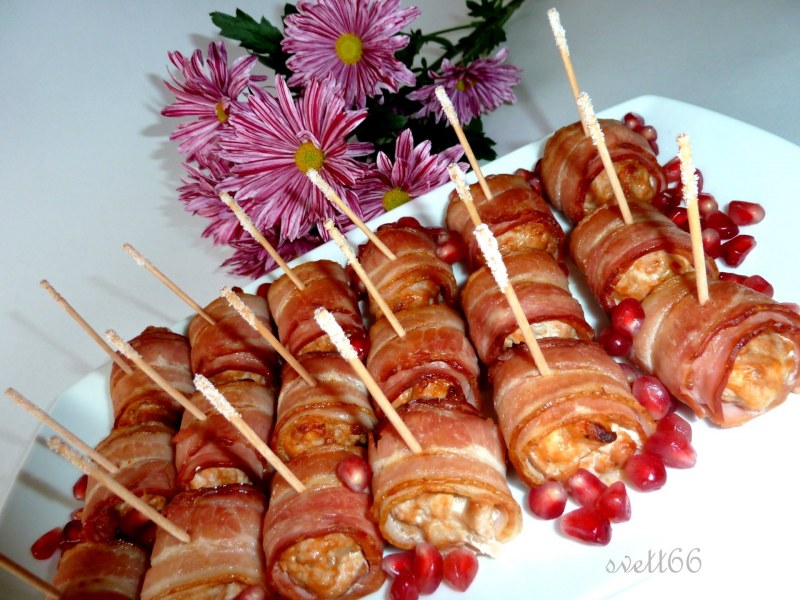 Мясные закуски на праздничный стол