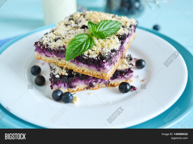Пирог с черникой