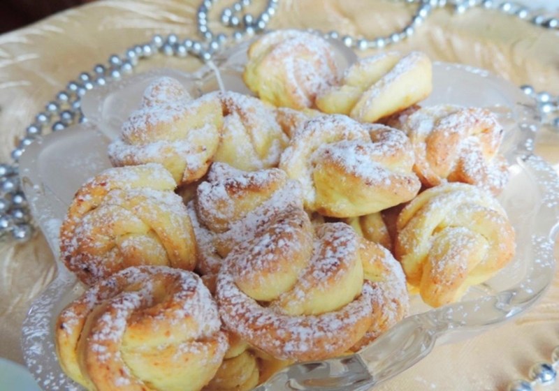 Печенье с творожной начинкой
